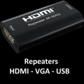 Repeaters HDMI - VGA - USB